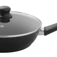 Sautepanne Day med lokk ø:26 aluminium, keramisk belegg