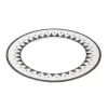 Tallerken Rifle flat sort ø:26 cm