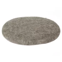 Sitteunderlag Holmen Dakota brun ø:35 cm ull/polyester