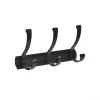 Knaggrekke Holmen  Rino sort 3 knagg 25x7x12 cm metall