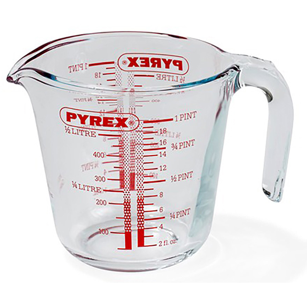 Litermål Pyrex glass 0,5 liter klar