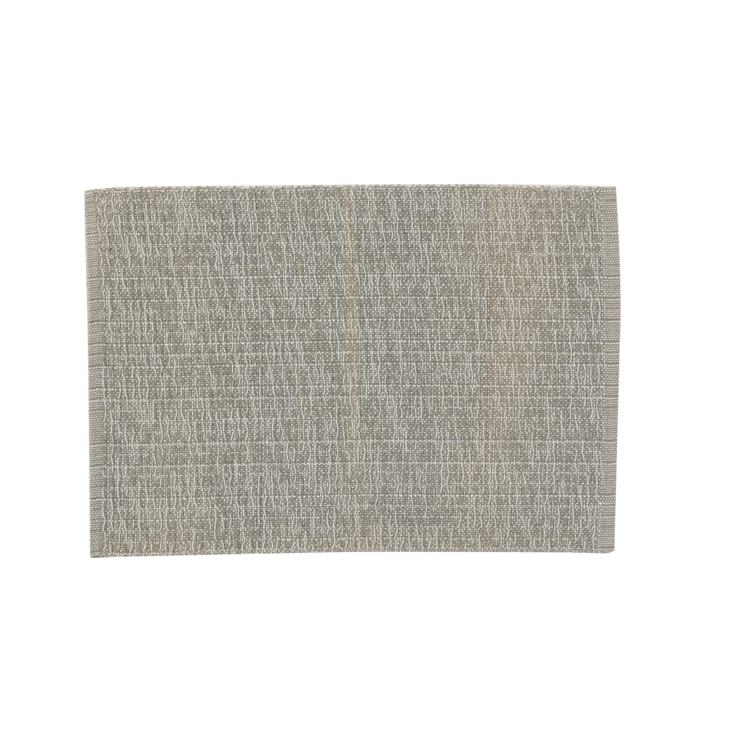 Spisebrikke Sara lys grå 33x48 cm bomull