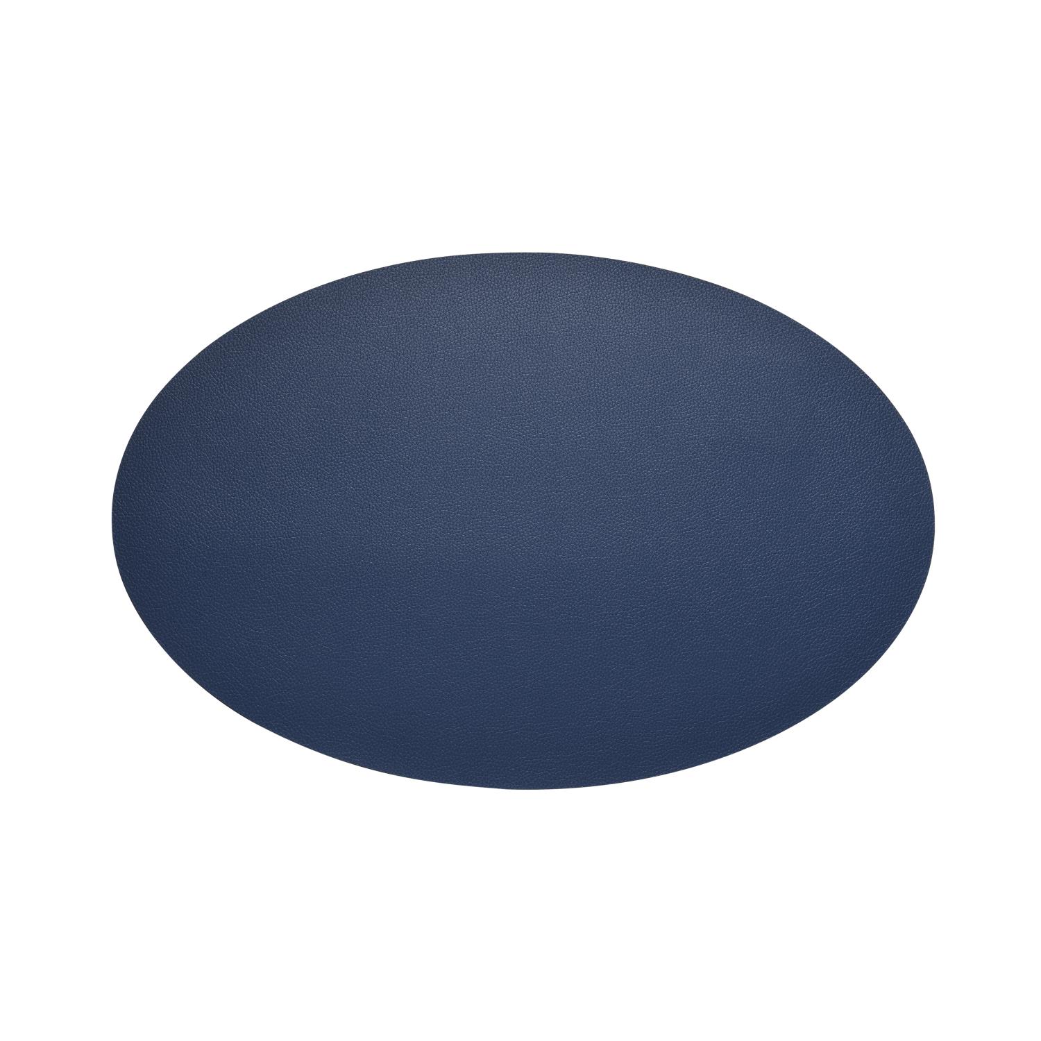 Spisebrikke West marineblå 43,5x28,5 cm oval