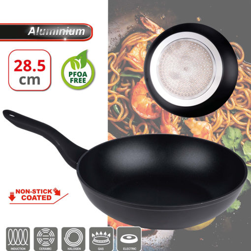 Wokpanne Alpina 28,5 cm med nonstick belegg