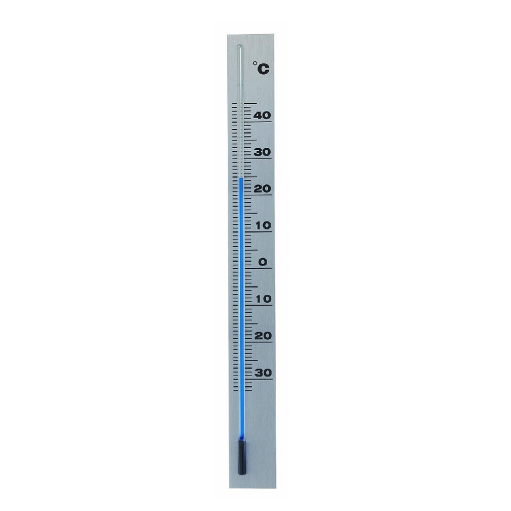 Termometer Aanonsen alum-design 37x4 cm