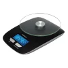 Kjøkkenvekt Aanonsen elektronisk glass 5kg/1g