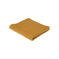 Klut Holmen Linea sennep 28x28 cm bomull