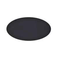 Spisebrikke Holmen West sort 43,5x28,5 cm oval