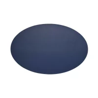 Spisebrikke Holmen West marineblå 43,5x28,5 cm oval