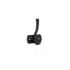 Knaggrekke Holmen Rino sort 1 knagg 8x7x12 cm metall