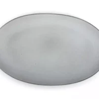 Serveringsfat Hedda lysgrå oval 30,5x18 cm