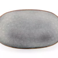 Serveringsfat Hedda blå oval 30,5x18 cm