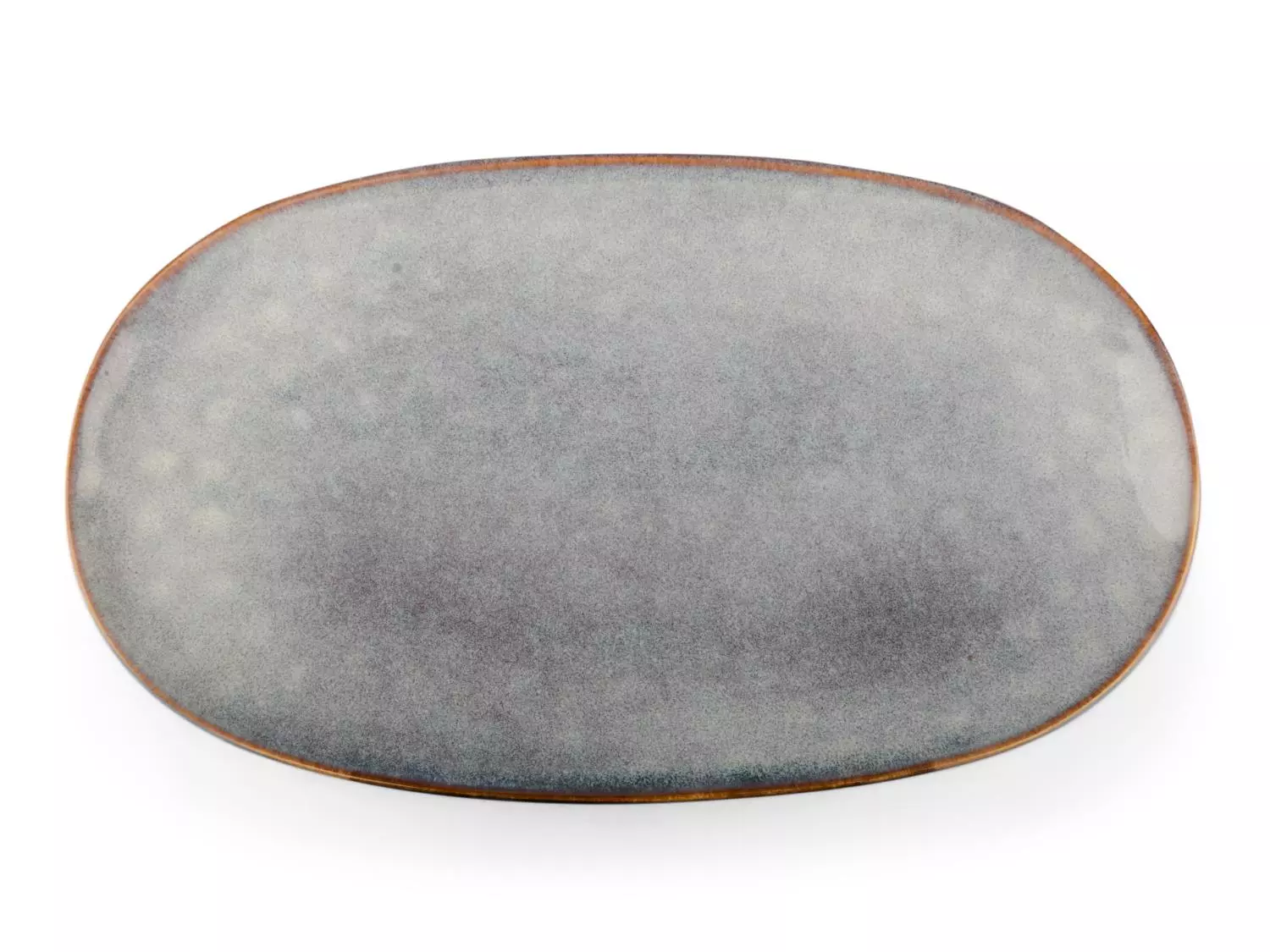 Serveringsfat Hedda blå oval 30,5x18 cm