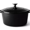 Støpejernsgryte Senso Kitchen rund 4 liter sort