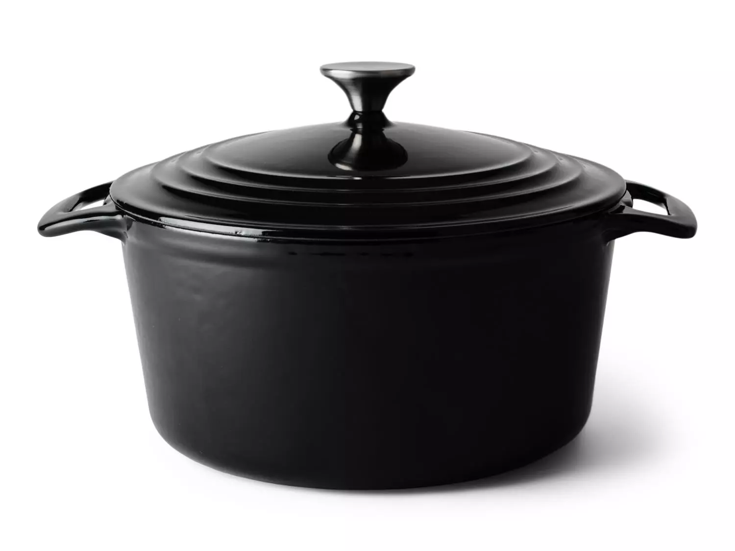 Støpejernsgryte Senso Kitchen rund 4 liter sort