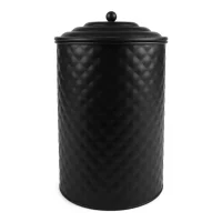 Krukke Form Living sort metall ø:14 h:19 cm