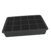 Isbitform Aanonsen 15 rom silikon sort 18,5x11,5