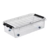 Bedroller SmartStore™ Classic 30 liter transparent med hjul
