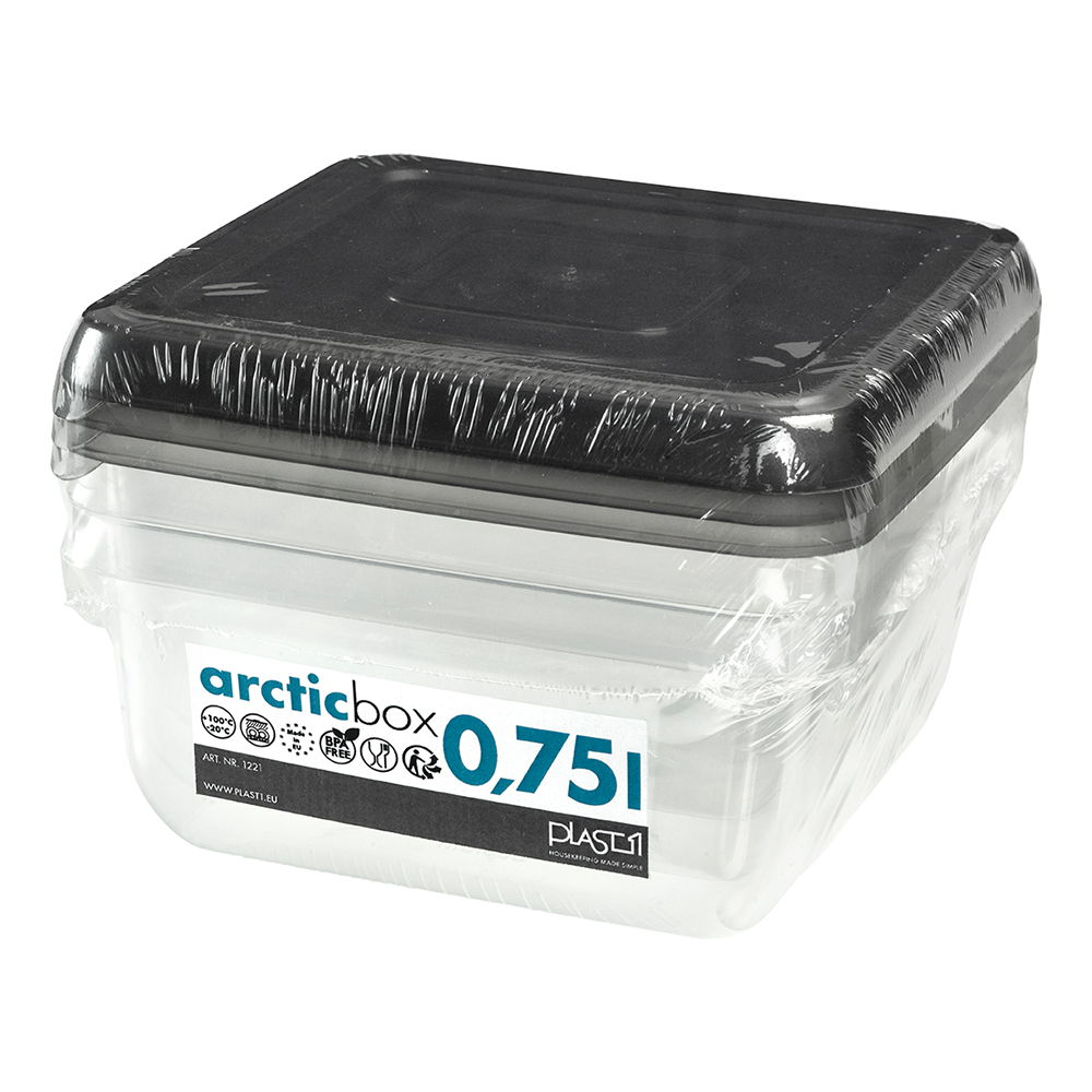 Fryse/oppbevaringsboks PT Artic 0,75 liter 3 stk