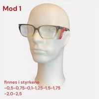 Brille minus -0,5 til -6,0