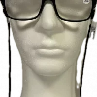 Brillesnor sort 70 cm