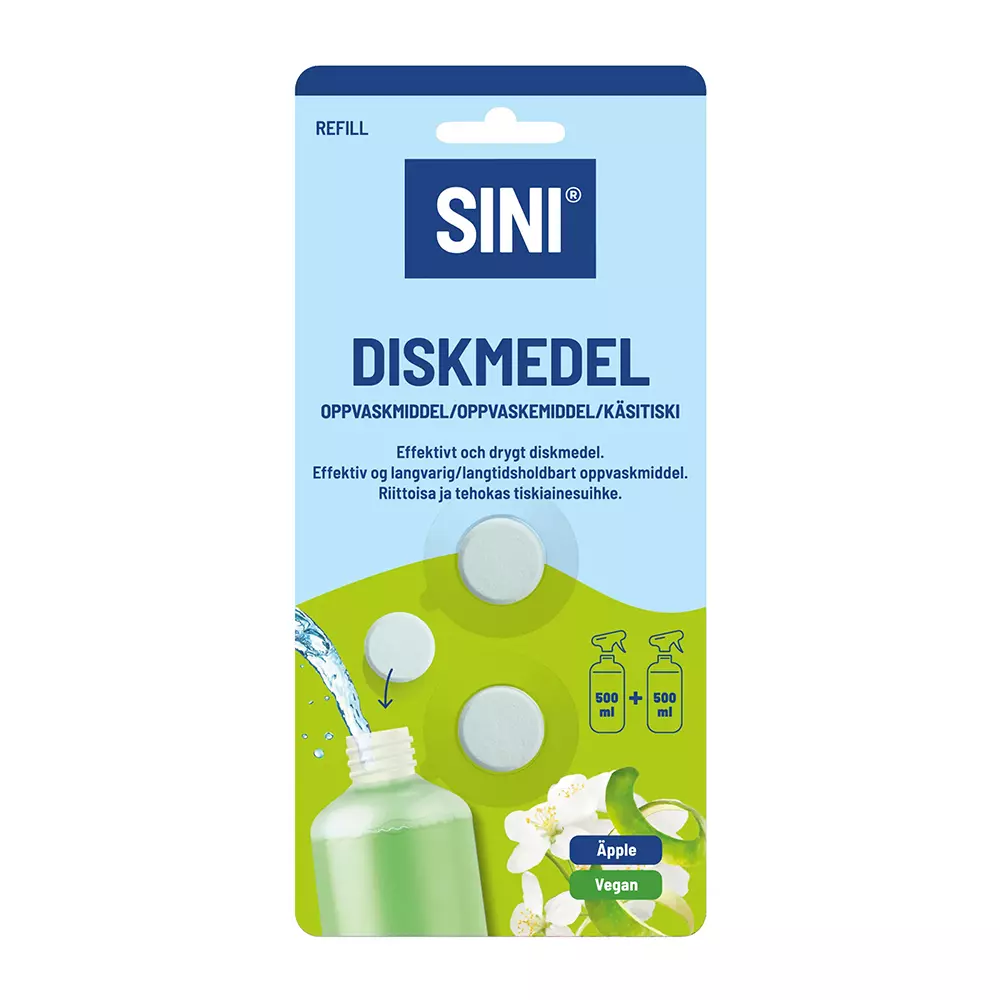 Rengjøringstablett Sini 2 stk oppvask