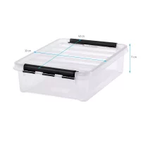 Plastkasse SmartStore™ Classic 7,5 liter transparent