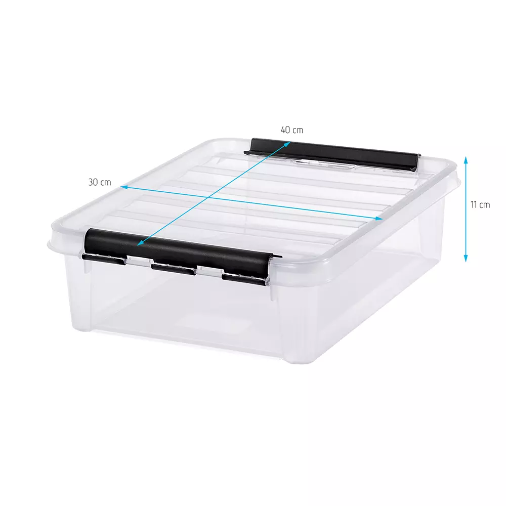 Plastkasse SmartStore™ Classic 7,5 liter transparent