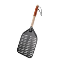 Pizzaspade Sabor Napo 30 cm aluminium gun metal/tre/skinn