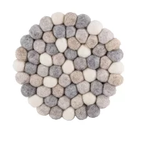 Kjeleunderlag Holmen Dakota grå mix ø:19x2,5 cm ull