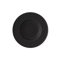 Dyp tallerken Modern House Black Satin 25 cm svart steintøy