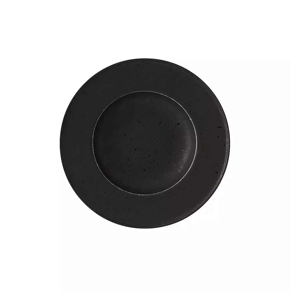 Dyp tallerken Modern House Black Satin 25 cm svart steintøy