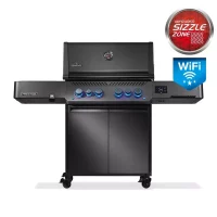 Gassgrill Napoleon Prestige 500 Connect, Sizzle Zone, Bakbrenner, 4 bunnbrennere, Phantom WIFI