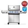 Gassgrill Napoleon Prestige 500 Connect, Sizzle Zone, Bakbrenner, 4 bunnbrennere, rustfri, WIFI