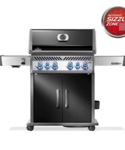 Gassgrill NapoleonRogue Pro S 525, Sizzle Zone, Bakbrenner, 4 brennere, sort