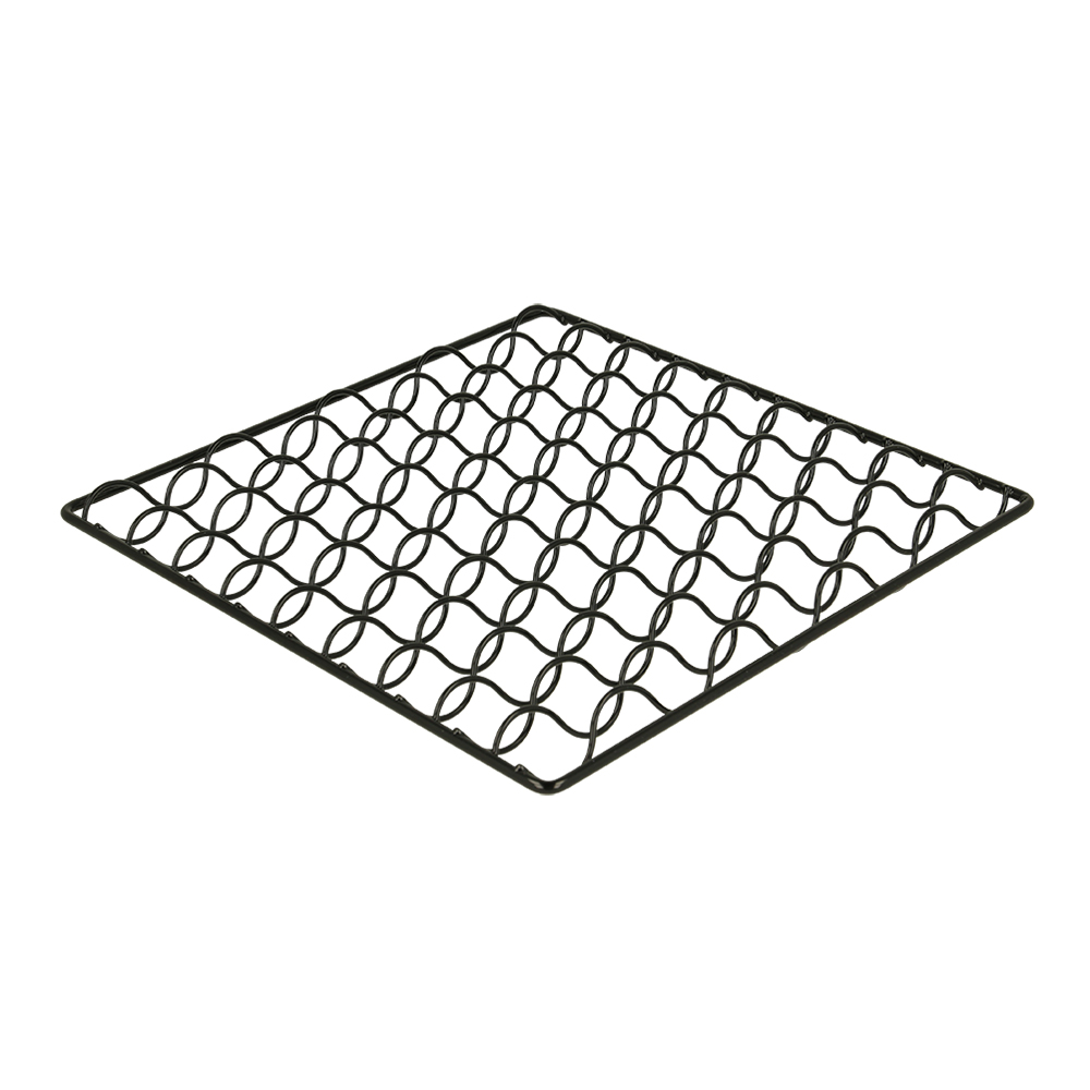 Kjeleunderlag Metaltex metall sort 18 x 18 cm