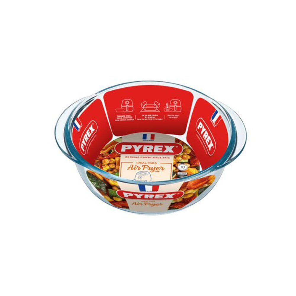Ildfast form Pyrex Airfryer 1 liter Ø:17 cm glass