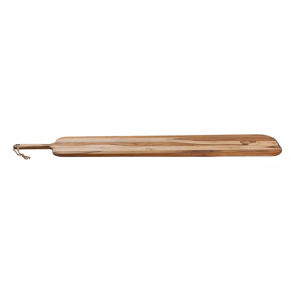 Skjærebrett/serveringsfjøl Tramontina 120x23x1,8 cm FSC teak
