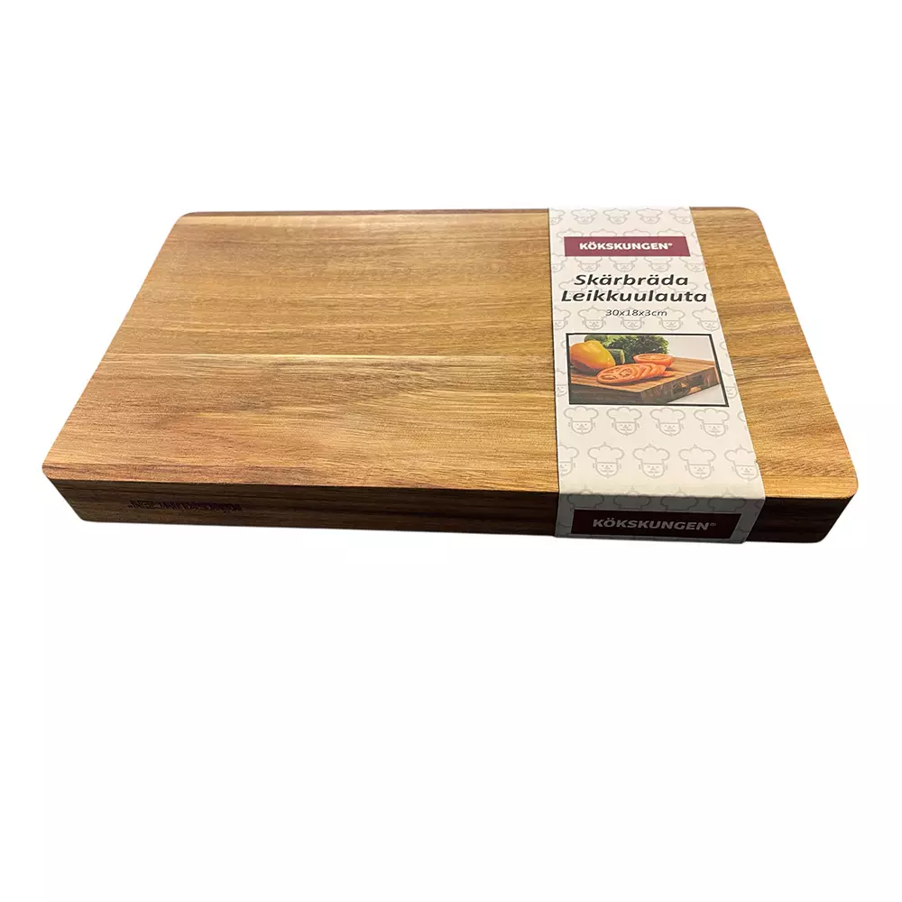 Skjærebrett Kökskungen 30x18x3 cm akasietre