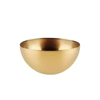 Serveringsbolle Maku 24 cm gullfarget stål