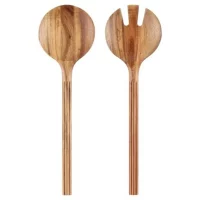 Salatbestikk Maku Groove 30 cm akasie tre
