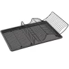 Oppvaskstativ Metaltex Wing-tex Lava sort 50x31x11 cm