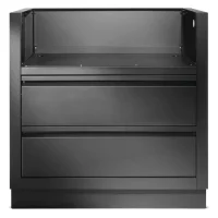 Innbyggingsmodul Napoleon OASIS™  med 2 skuffer til 32" innbyggingsgrill, matt svart