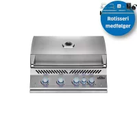 Innbyggingsgrill Napoleon Built-in 700 Serie 32" 4 brennere, bakbrenner, rotisseri