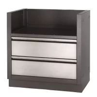 Innbyggingsmodul Napoleon OASIS™ med 2 skuffer til 700 Series 32" innbyggingsgrill