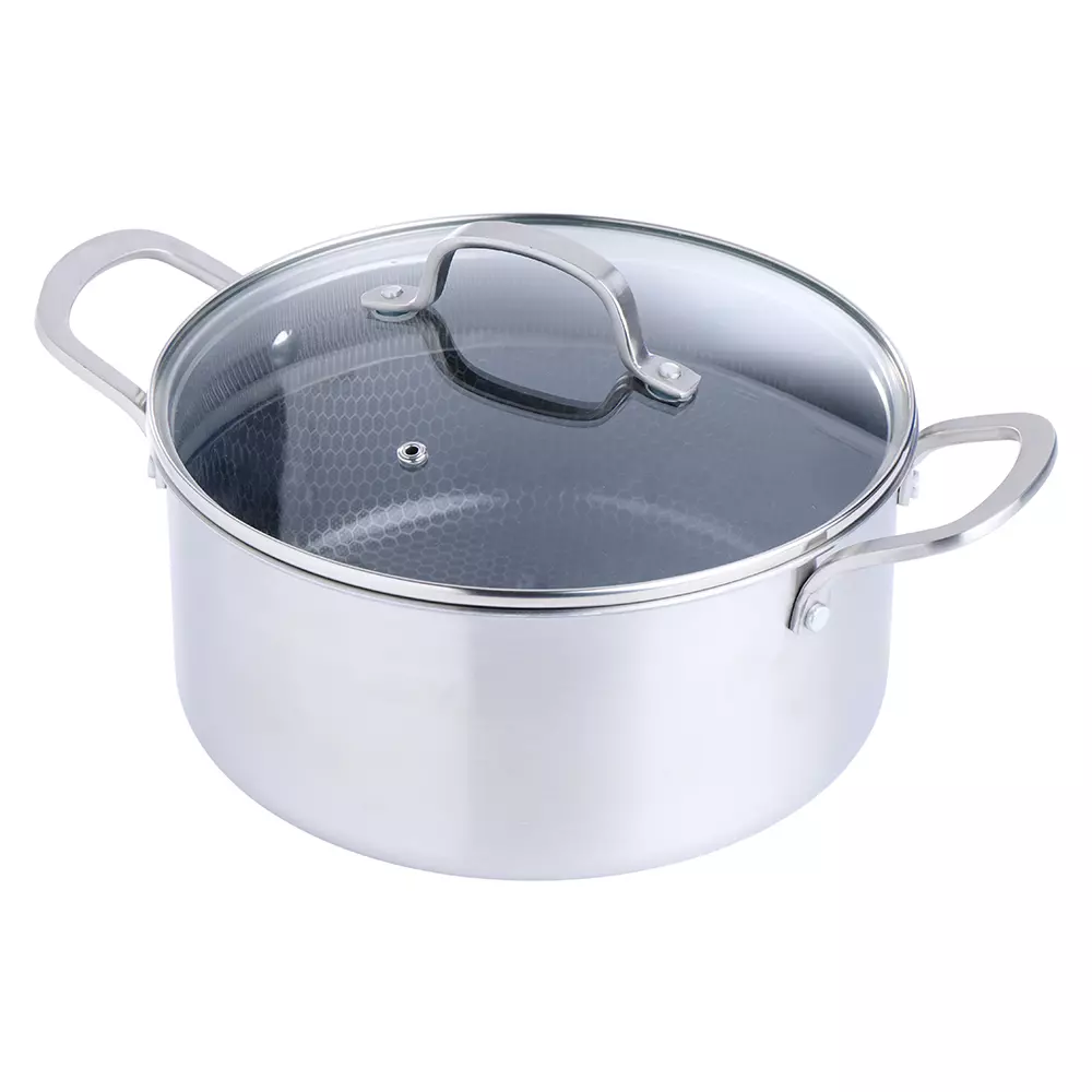 Kjele Day med lokk 4,9 liter 24 cm stål, aluminium, keramisk belegg