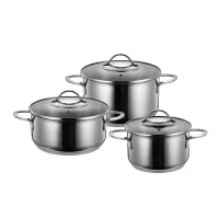 Kjelesett Modern House Kitchen Essentials rustfritt stål 1,8-2,8-3,5 liter