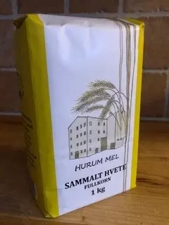 HURUM MEL 1 kg sammalt hvete