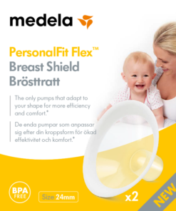 Medela, PersonalFit Flex, Brysttrakt, 24mm, 1 par