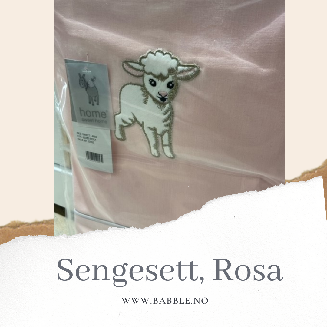 Vognsett, 65x80, Sweet Lamb Rosa